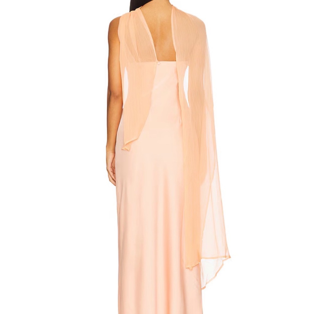 Yellow the Label - Vitoria Cape Dress in Peach - Picture 2 of 3